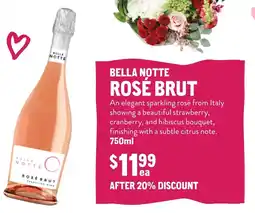 New Seasons Market Bella notte rose brut offer