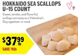 New Seasons Market Hokkaido sea scallops offer