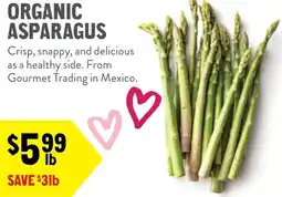 New Seasons Market Organic asparagus offer