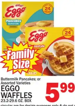 C Town EGGO WAFFLES 23.2-29.6 OZ. BOX offer