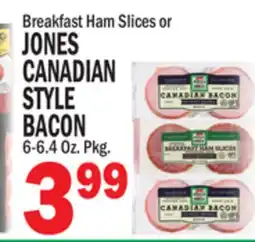 C Town JONES CANADIAN STYLE BACON offer
