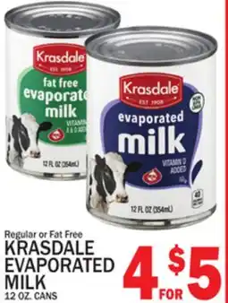 C Town KRASDALE EVAPORATED MILK offer