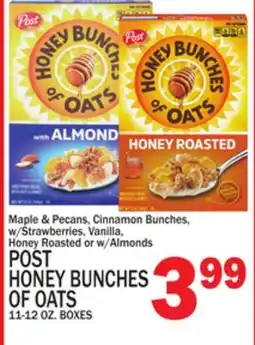 C Town POST HONEY BUNCHES OF OATS offer