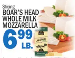 C Town BOAR'S HEAD WHOLE MILK MOZZARELLA offer