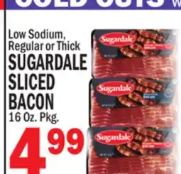 C Town SUGARDALE SLICED BACON offer