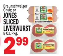 C Town JONES SLICED LIVERWURST offer