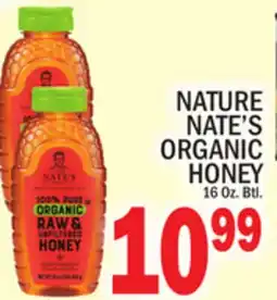 C Town NATURE NATE'S ORGANIC HONEY offer