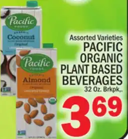 C Town PACIFIC ORGANIC PLANT BASED BEVERAGES offer