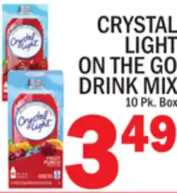 C Town CRYSTAL LIGHT ON THE GO DRINK MIX offer