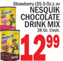 C Town NESQUIK CHOCOLATE DRINK MIX offer