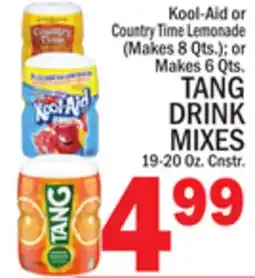 C Town TANG DRINK MIXES 19-20 Oz. Cnstr offer