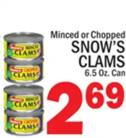 C Town SNOW'S CLAMS offer
