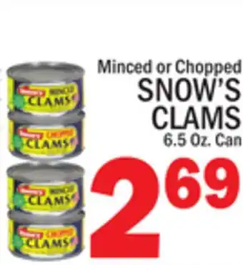 C Town SNOW'S CLAMS offer