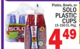 C Town SOLO PLASTIC CUPS offer