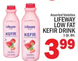 C Town LIFEWAY LOW FAT KEFIR DRINK offer