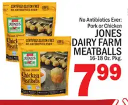 C Town JONES DAIRY FARM MEATBALLS offer