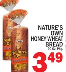 C Town NATURE'S OWN HONEY WHEAT BREAD offer