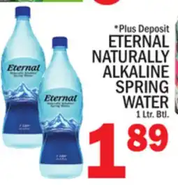 C Town ETERNAL NATURALLY ALKALINE SPRING WATER offer