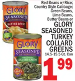 C Town GLORY SEASONED TURKEY COLLARD GREENS offer