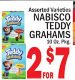 C Town NABISCO TEDDY GRAHAMS offer