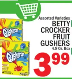 C Town BETTY CROCKER FRUIT GUSHERS offer