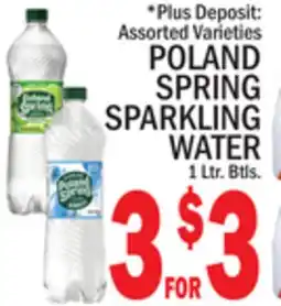 C Town POLAND SPRING SPARKLING WATER offer