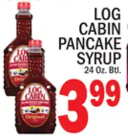 C Town LOG CABIN PANCAKE SYRUP offer