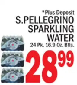 C Town S. PELLEGRINO SPARKLING WATER offer