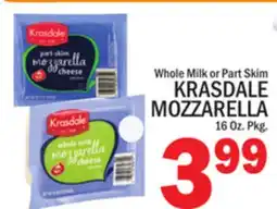 C Town KRASDALE MOZZARELLA 16 Oz. Pkg offer