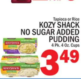 C Town KOZY SHACK NO SUGAR ADDED PUDDING offer