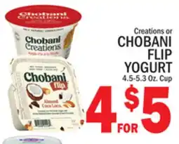 C Town CHOBANI FLIP YOGURT offer