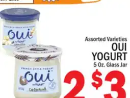 C Town OUI YOGURT offer