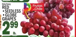 C Town RED SEEDLESS, GLOBE GRAPES offer