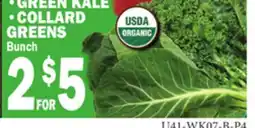 C Town GREEN KALE, COLLARD GREENS offer