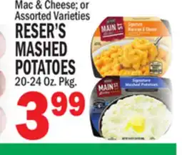 C Town RESER'S MASHED MASHED POTATOES 20-24 oz., pkg offer