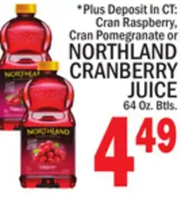 C Town NORTHLAND CRANBERRY JUICE offer