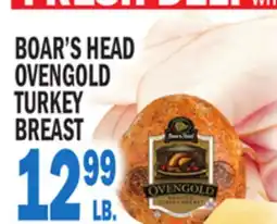 C Town BOAR'S HEAD OVENGOLD TURKEY BREAST offer