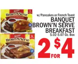 C Town BANQUET BROWN'N SERVE BREAKFAST offer