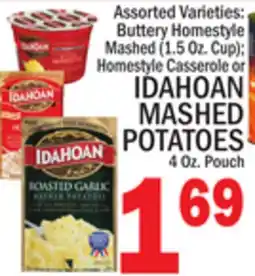 C Town IDAHOAN MASHED POTATOES, 4 Oz. Pouch offer