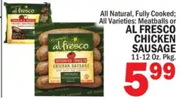 C Town AL FRESCO CHICKEN SAUSAGE offer