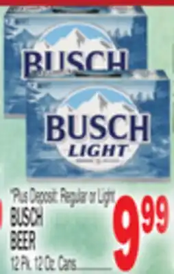 C Town BUSCH BEER offer