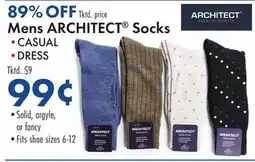 Boscov's Mens ARCHITECT Socks offer