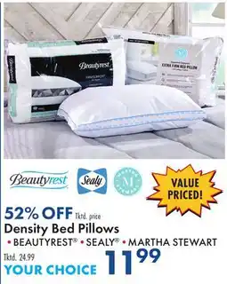 Boscov's Density Bed Pillows offer