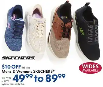 Boscov's Mens & Womens SKECHERS offer