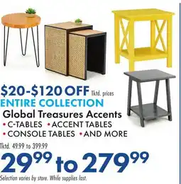 Boscov's ENTIRE COLLECTION Global Treasures Accents offer