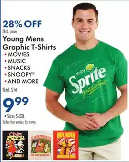 Boscov's Young Mens Graphic T-Shirts offer