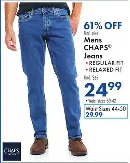 Boscov's Mens CHAPS Jeans offer