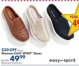 Boscov's Womens EASY SPIRIT Shoes offer