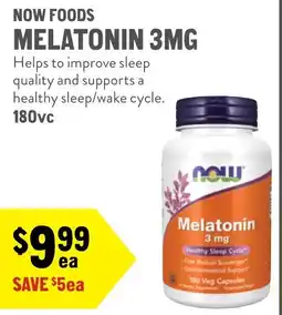 New Seasons Market Now foods melatonin offer