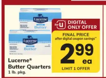 ACME Lucerne Butter Quarters offer